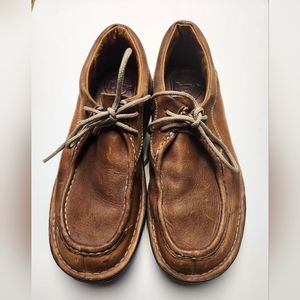 Dr martens mens brown leather 10 oxfords